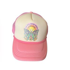 Simply Southern Pink and Cream Kids Trucker Hat